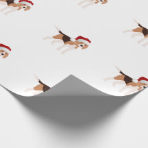 Adorable Beagle de Navidad
