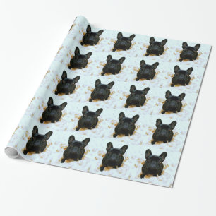 Papel De Regalo ¡Adorable Cachorro de Bulldog francés!