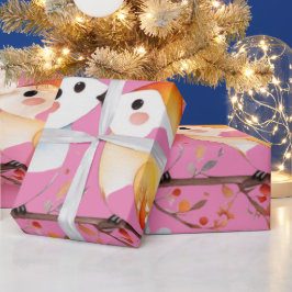 Papel de regalo adorable de animales lindos