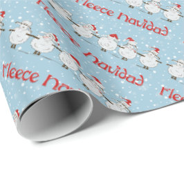 Papel De Regalo Adorable FUNNY Fleece Navidad Navidad ovejas