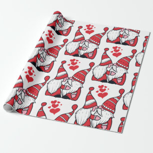 Papel De Regalo Adorable Gnome Kiss
