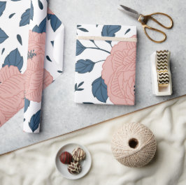 Papel De Regalo Adorable lindo floral l Rosa y Marina Ducha de nov