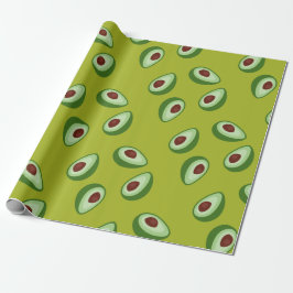 Papel De Regalo adorable patrón de aguacate