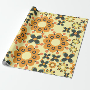 Papel De Regalo adorable patrón de pétalo de flores