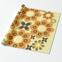 Papel De Regalo adorable patrón de pétalo de flores 8