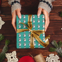 Papel De Regalo Adorable Snowman