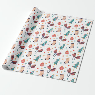 Papel De Regalo Adorable tema de Navidad