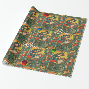 PAPEL DE REGALO ADORACIÓN DE MAGI , PARQUE DE NAVIDADES NATIVOS