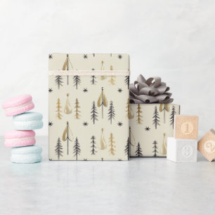 Papel De Regalo Adorno de Navidad en forma de lágrima de marfil es