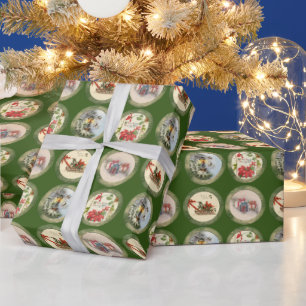 Papel De Regalo Adornos de círculo vintage