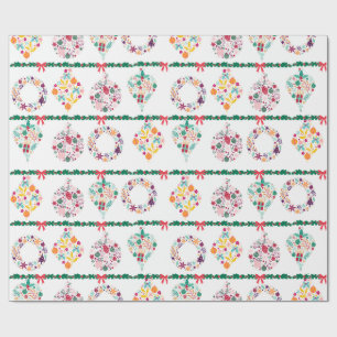 Papel De Regalo Adornos navideños y guirnaldas 