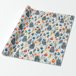 Papel De Regalo Adornos y Ramas