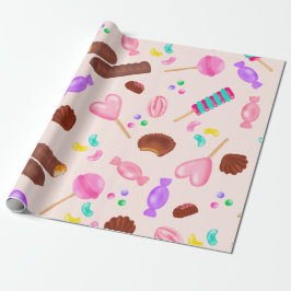 Papel De Regalo Adultos dulces dulces dulces ilustracion niños fie