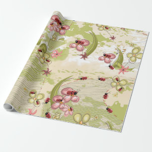 Papel De Regalo Adventure Ditsy Ladybirds