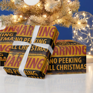 Papel De Regalo ADVERTENCIA: No hay preguntas hasta que los Navida