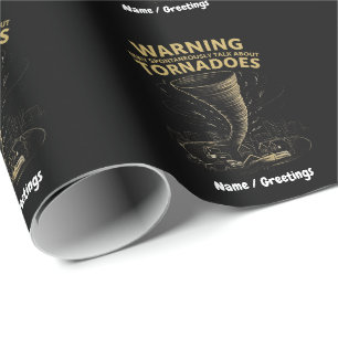 Papel De Regalo Advertencia: Puedo Hablar Espontáneamente De Torna