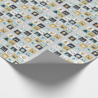 Papel De Regalo Advierto de Navidad