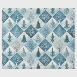 Papel De Regalo Aesthetic Holiday Checkered Wrapping Paper