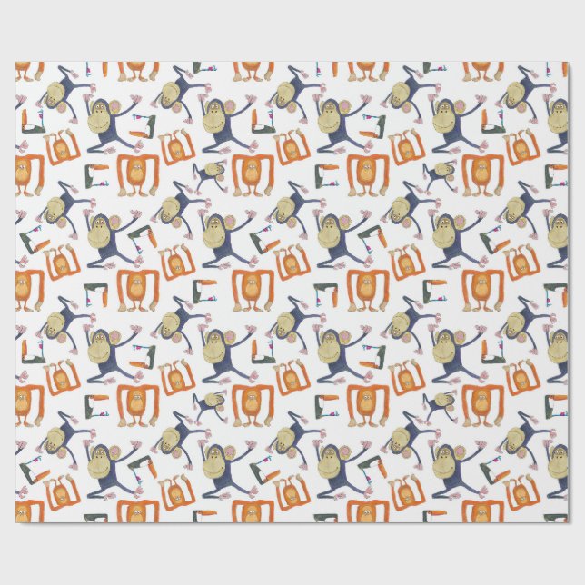 Papel De Regalo Affentanz (Superficie plana)