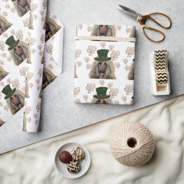 PAPEL DE REGALO AFGHAN HOUND (Artesanía)