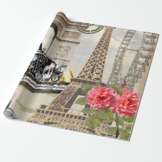 Papel De Regalo Afiche de la época de París.