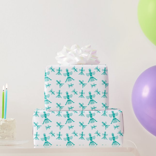 Papel De Regalo afilado de zuni (Regalos de fiesta)
