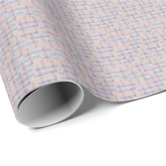 Papel De Regalo Afirmaciones Positivas para Bebés en Guardería Ros
