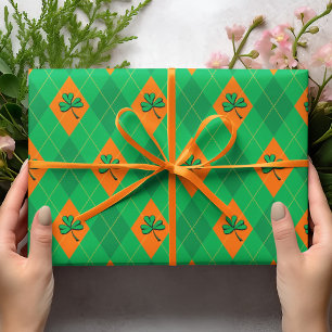 Papel De Regalo Afortunado Día de San Patricio