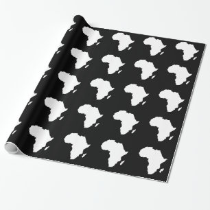 Papel De Regalo África Audaz Negra