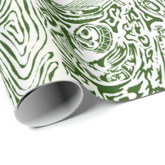 Papel De Regalo African music instruments wrapping paper