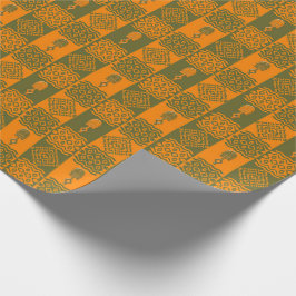 Papel De Regalo Africano geométrico étnico