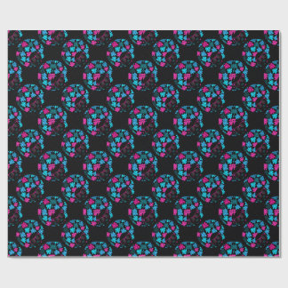 Papel De Regalo Afro Diva Turquesa y Rosa Caliente