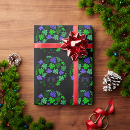 Papel De Regalo Afro Diva Verde y Azul
