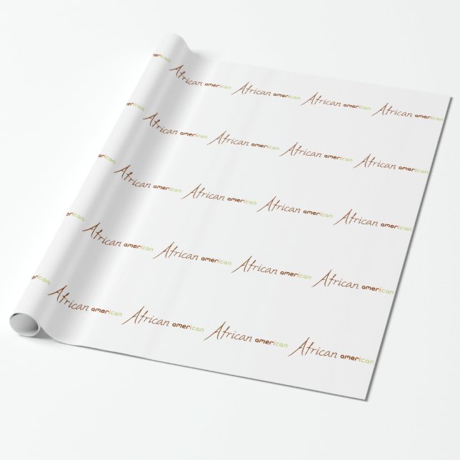 Papel De Regalo Afroamericano (Desenrollado)