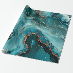 Papel de regalo Ágata Teal