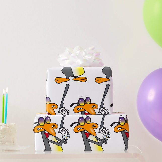 Papel De Regalo Agente secreto pingüino (Subido por el creador)