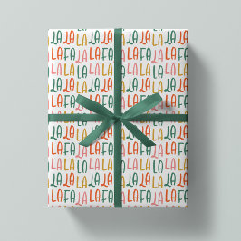 Papel De Regalo Agradables y coloridas vacaciones de Navidades de
