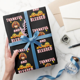 Papel De Regalo Agradecimiento 23 de noviembre Día de Acción de Gr