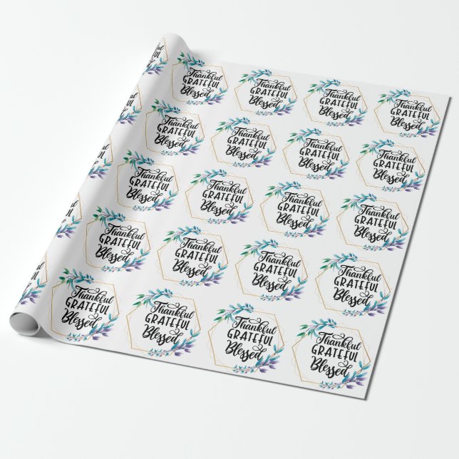 Papel De Regalo Agradecimiento de agradecimiento (Desenrollado)