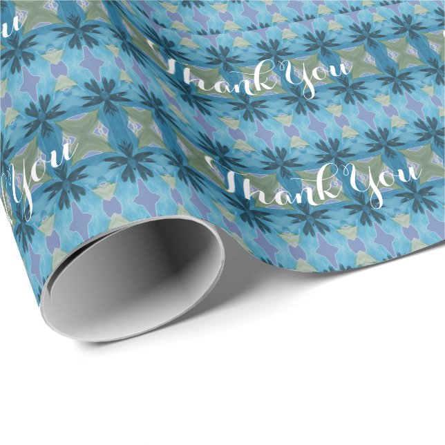 Papel De Regalo Agradecimiento Elegante (Esquina del rollo)