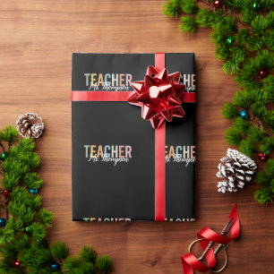 Papel De Regalo Agradecimiento Personalizado al Maestro Regreso a