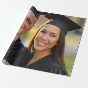 Papel De Regalo Agregar foto de graduación personalizada