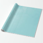 Papel De Regalo Agua azul Pastel<br><div class="desc">Papel de envolvimiento de color azul claro y suave.</div>