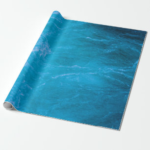Papel De Regalo Agua azul transparente