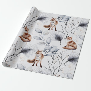Papel De Regalo Agua Botánica de Winter Fox
