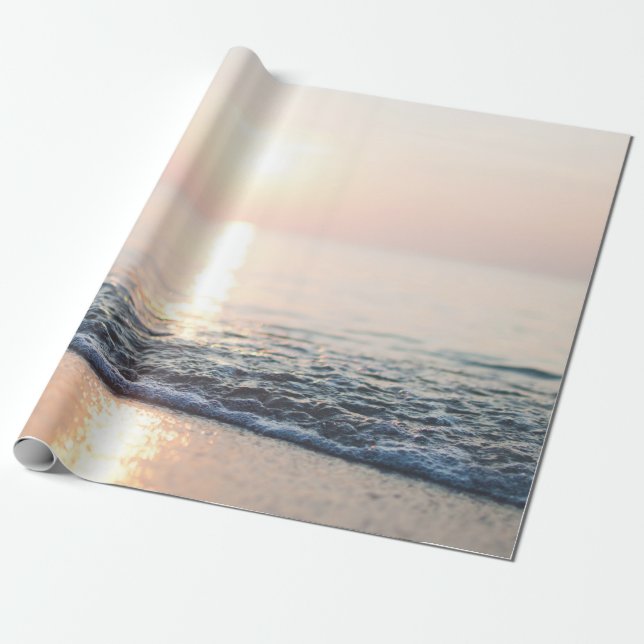 PAPEL DE REGALO AGUA EN EL MAR (Desenrollado)