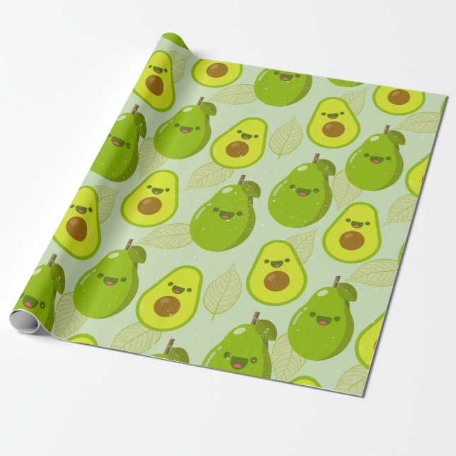 Papel De Regalo Aguacate (Desenrollado)