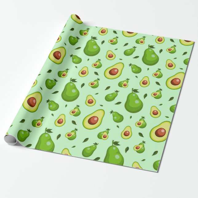 Papel De Regalo Aguacate (Desenrollado)