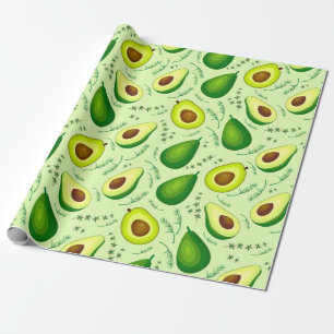 Papel De Regalo Aguacate