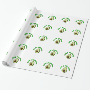 Papel De Regalo Aguacate Cuto Y Delicioso